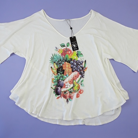 Wildfox Other - WILDFOX SWIM Fruits Swimsuit Coverup Top
